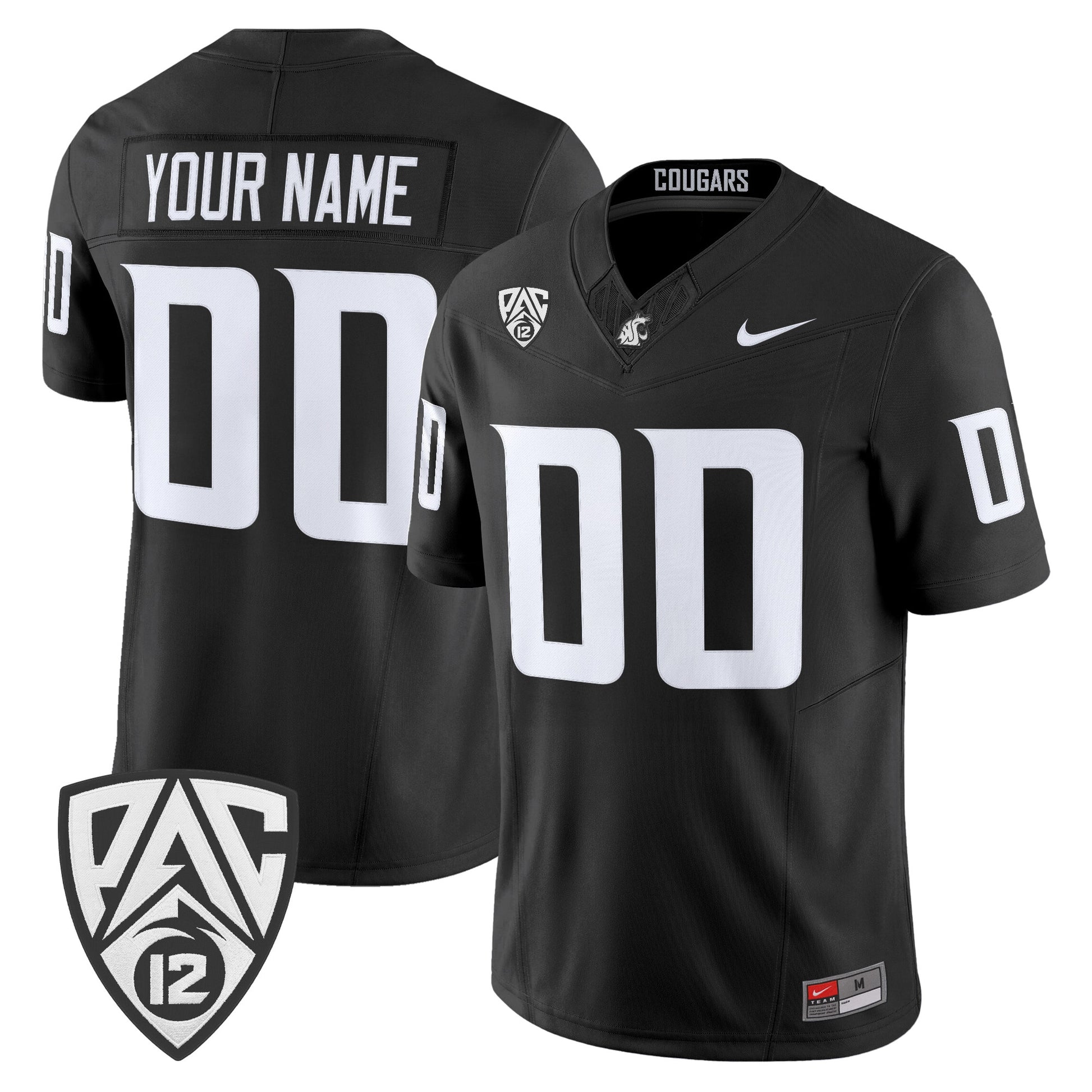 Washington State Cougars 2026 Vapor Limited Custom Jersey - All Stitched