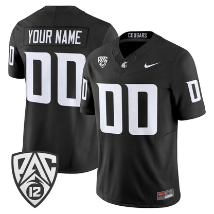 Washington State Cougars 2026 Vapor Limited Custom Jersey - All Stitched