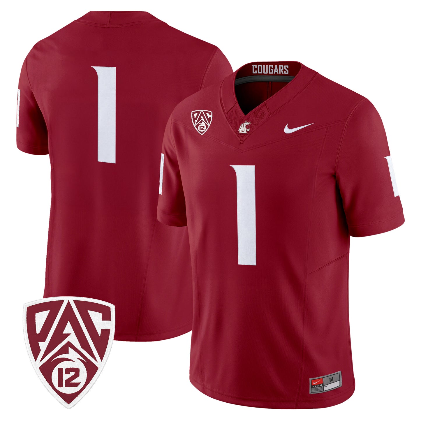 Men's Washington State Cougars 2026 Vapor Limited Jersey - All Stitched