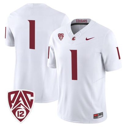 Men's Washington State Cougars 2026 Vapor Limited Jersey - All Stitched