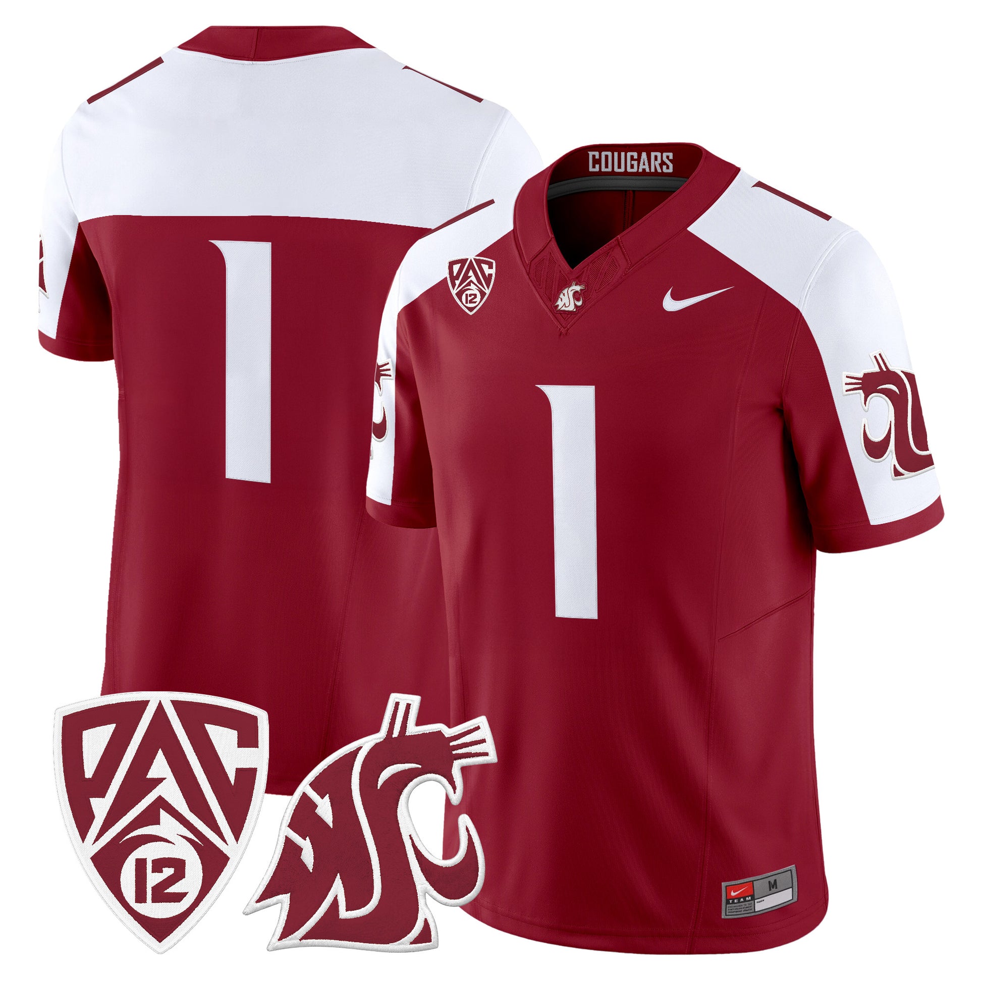 Men's Washington State Cougars 2026 Vapor Limited Jersey - All Stitched