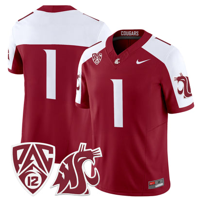 Men's Washington State Cougars 2026 Vapor Limited Jersey - All Stitched