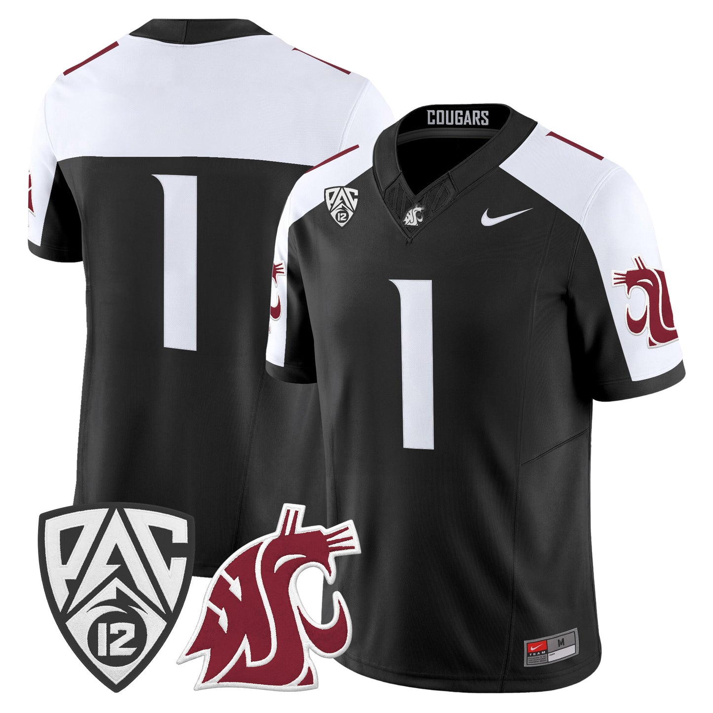 Men's Washington State Cougars 2026 Vapor Limited Jersey - All Stitched