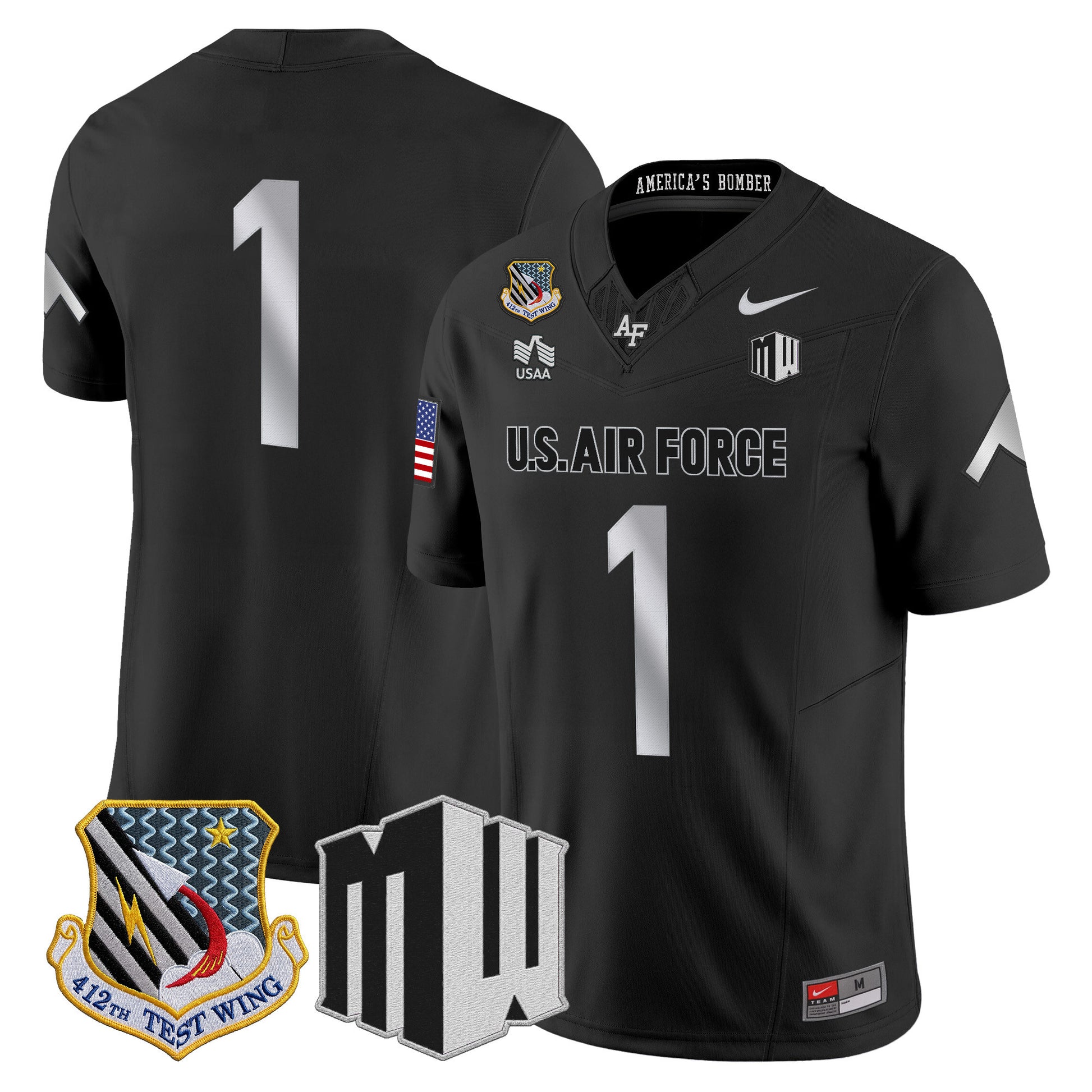 Air Force Falcons 2026 Vapor Limited Jersey - All Stitched