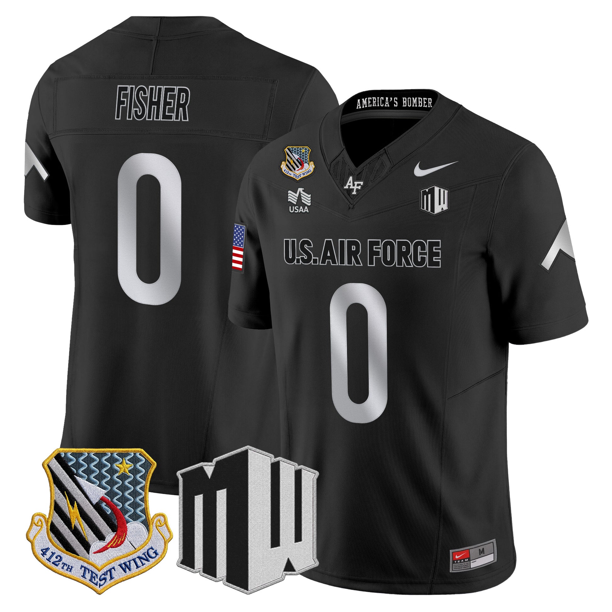 Air Force Falcons 2026 Vapor Limited Jersey - All Stitched