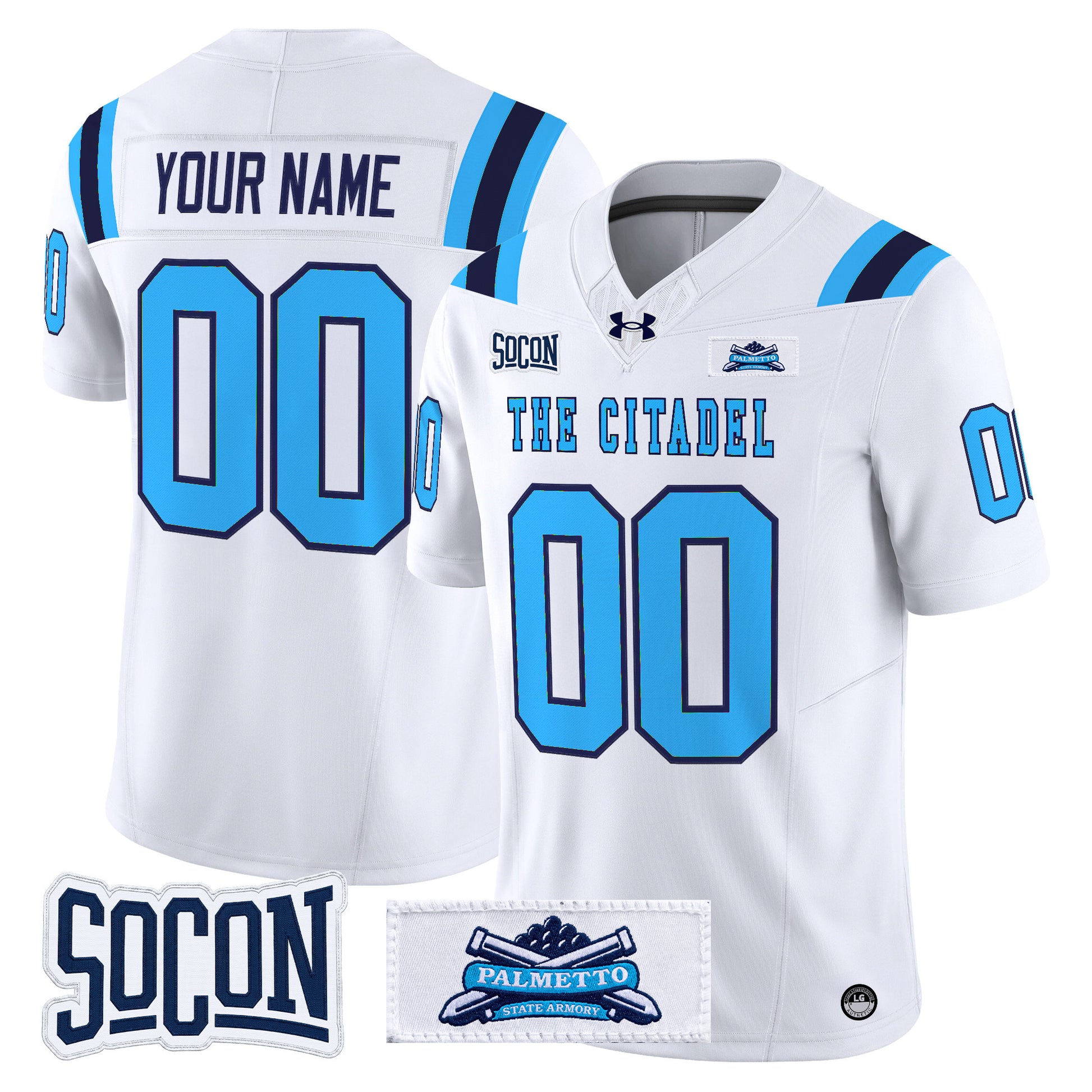 The Citadel Bulldogs 2026 Vapor Limited Custom Jersey - Stitched