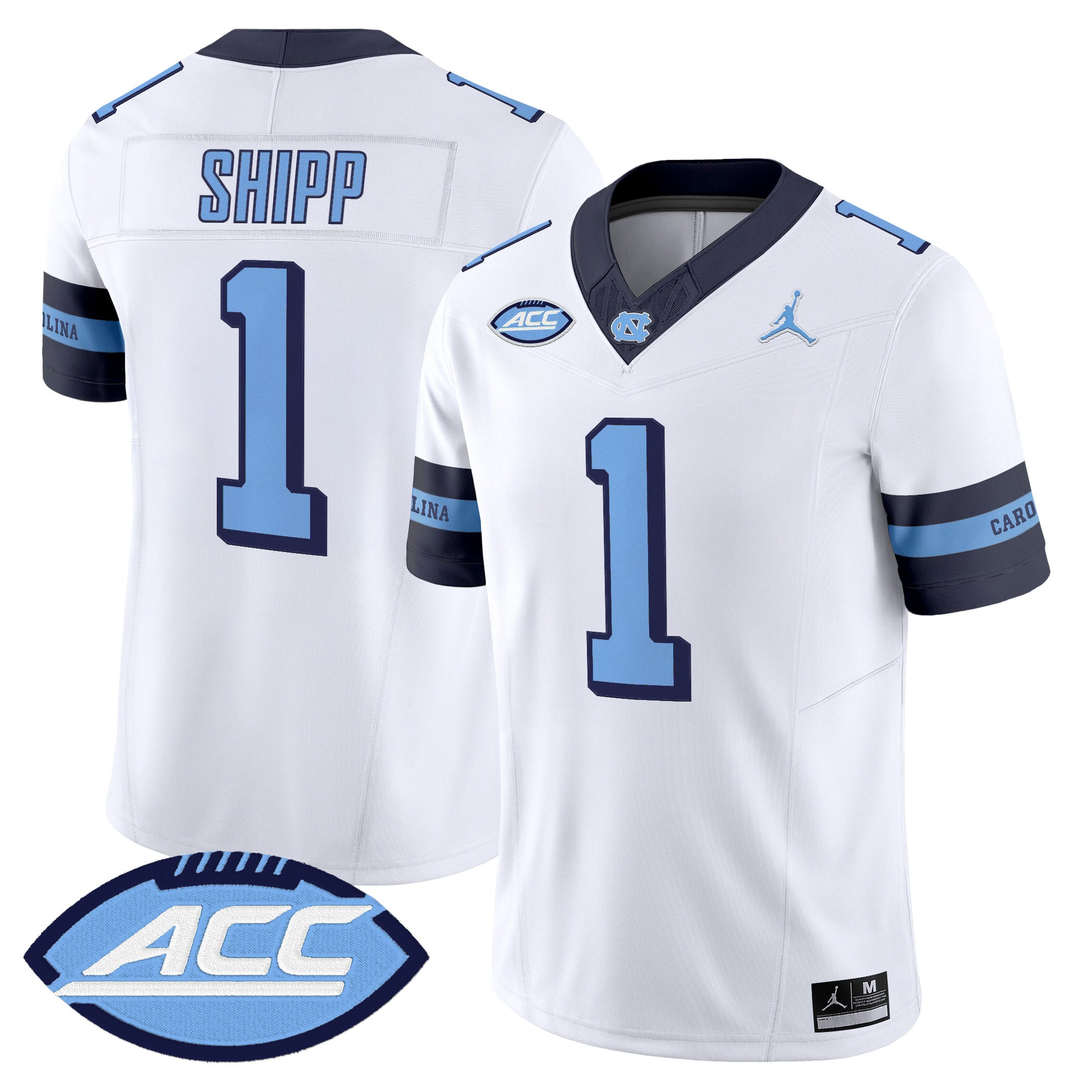North Carolina Tar Heels Throwback Vapor Limited Jersey - Stitched