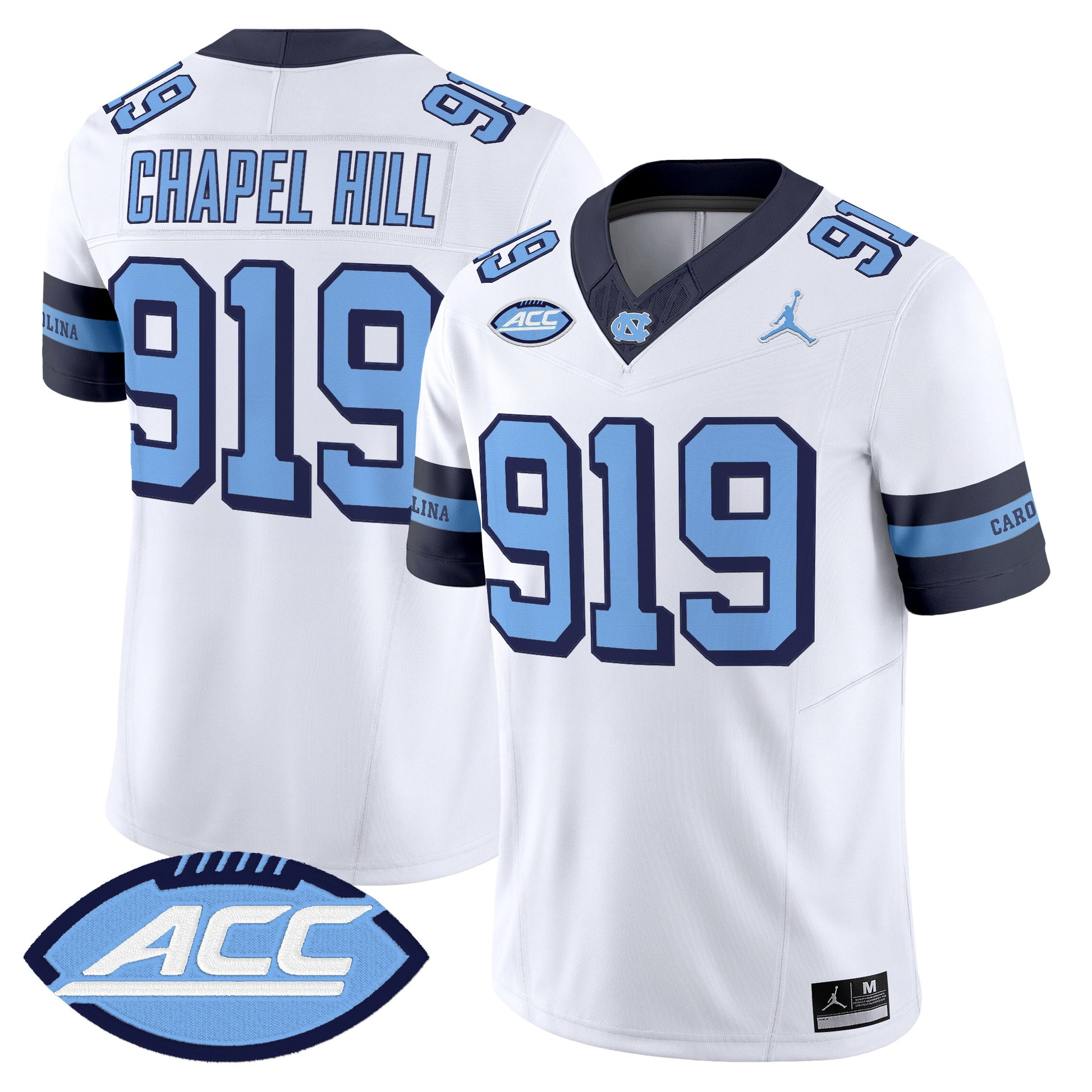 North Carolina Tar Heels Throwback Vapor Limited Jersey - Stitched