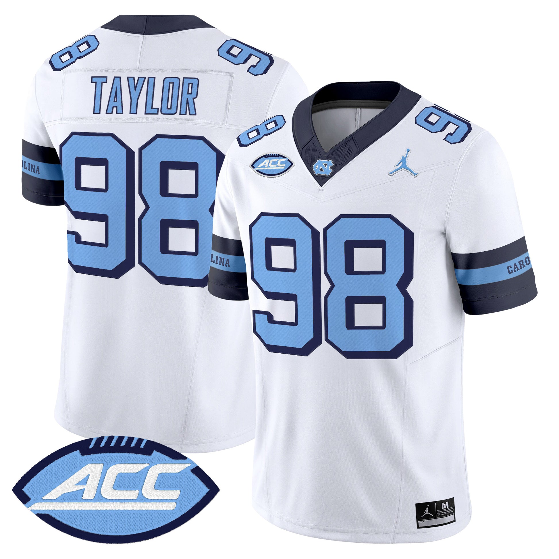 North Carolina Tar Heels Throwback Vapor Limited Jersey - Stitched