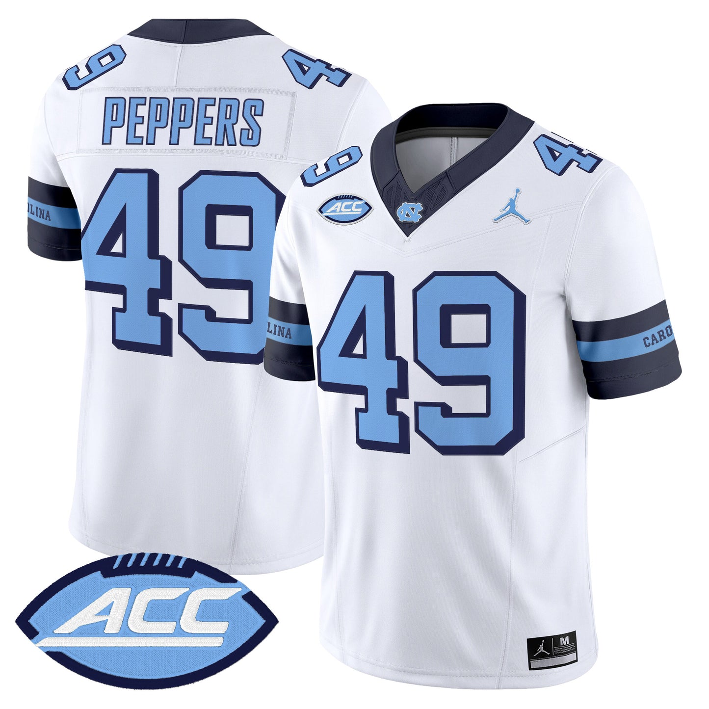 North Carolina Tar Heels Throwback Vapor Limited Jersey - Stitched