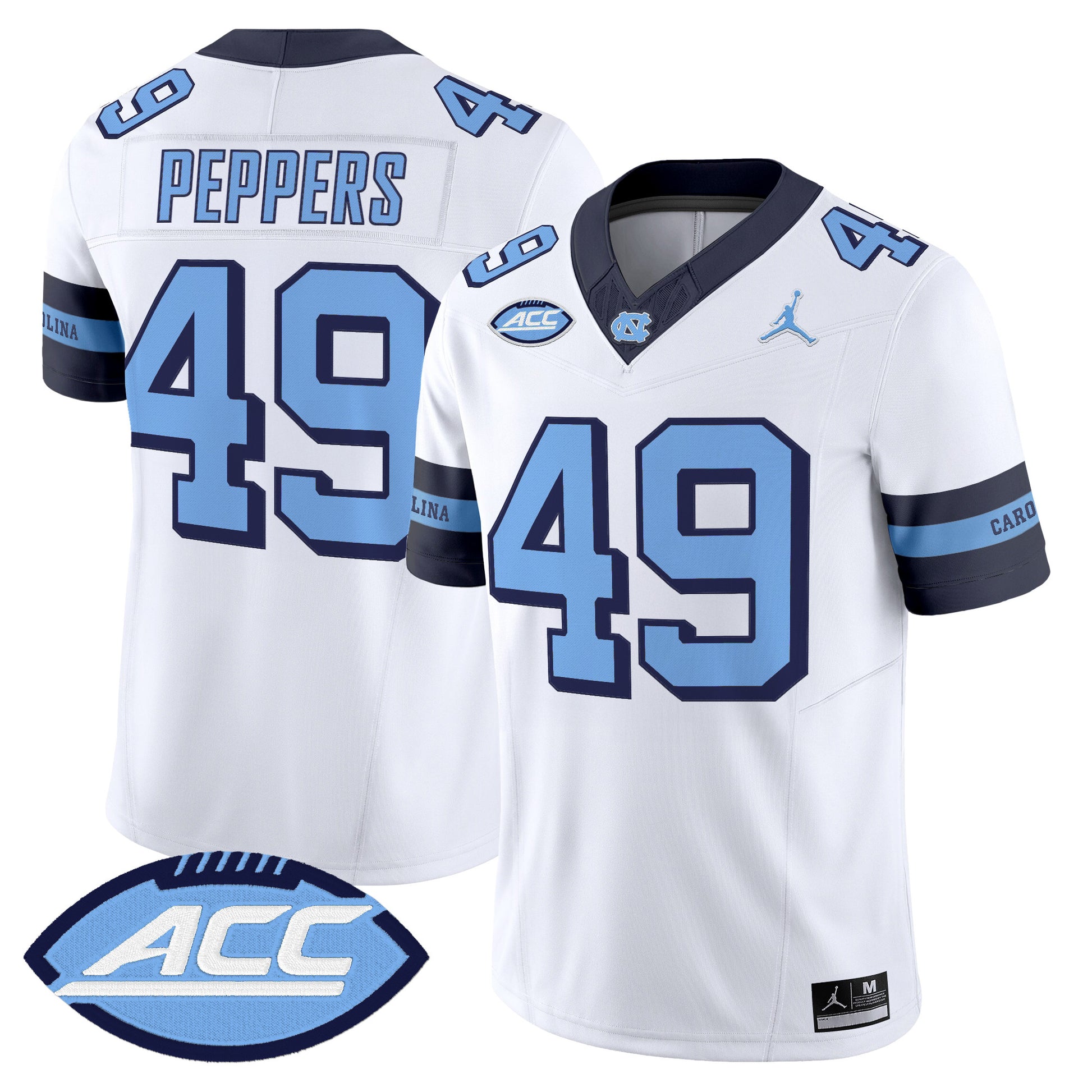 North Carolina Tar Heels Throwback Vapor Limited Jersey - Stitched