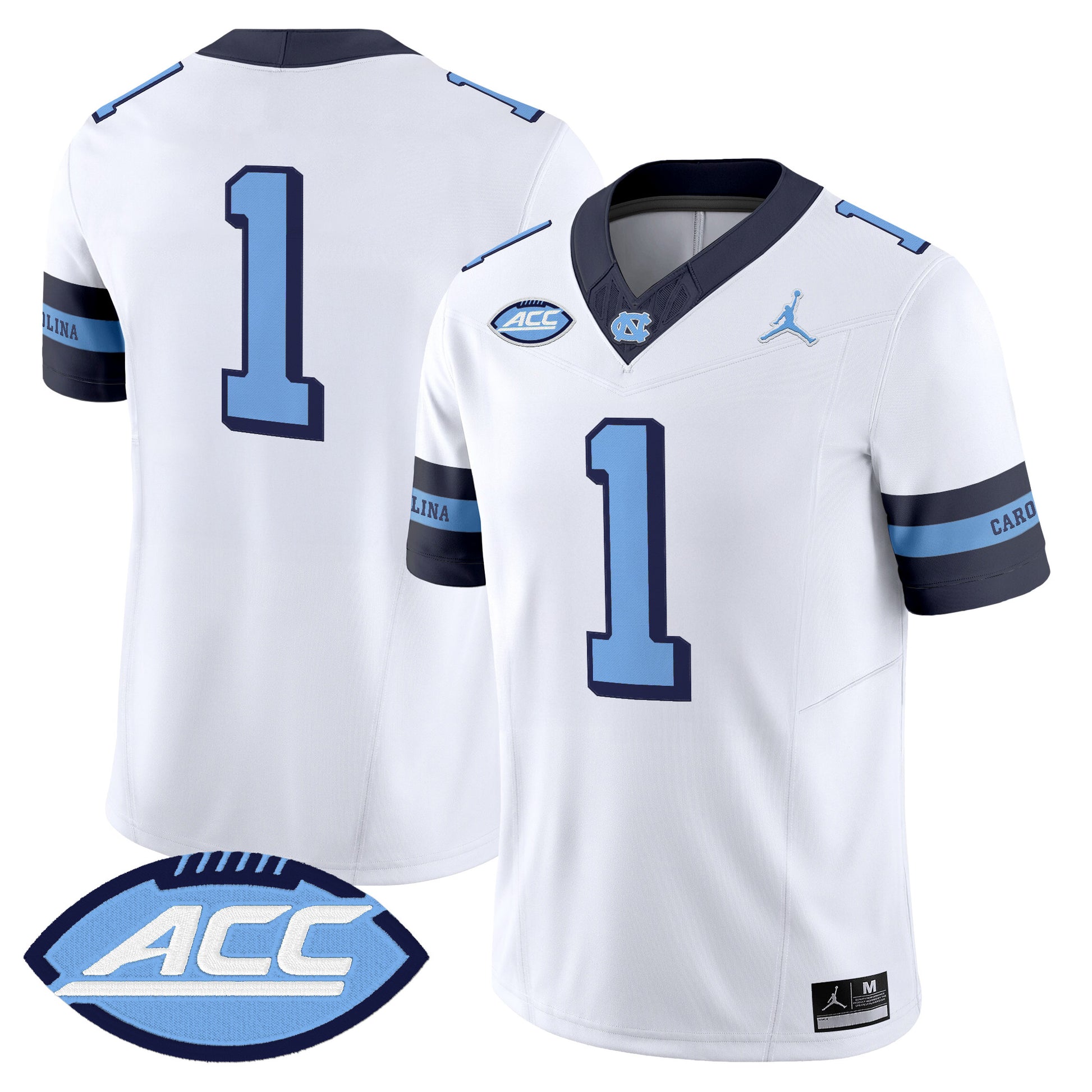 North Carolina Tar Heels Throwback Vapor Limited Jersey - Stitched