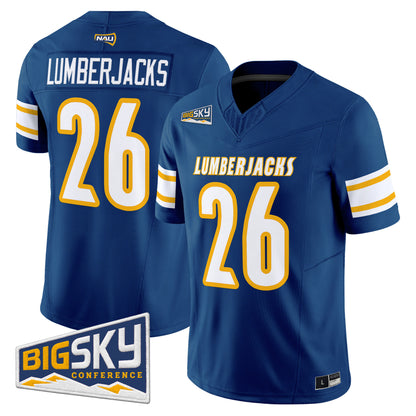 Northern Arizona Lumberjacks 2026 Vapor Limited Jersey - Stitched