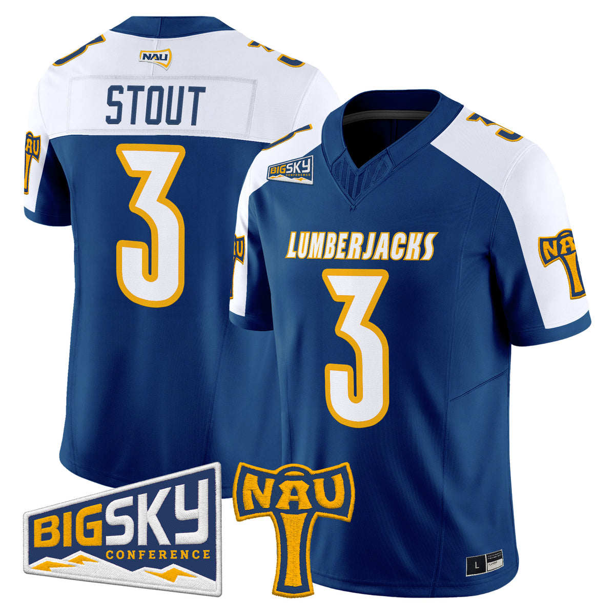 Northern Arizona Lumberjacks 2026 Vapor Limited Jersey - Stitched