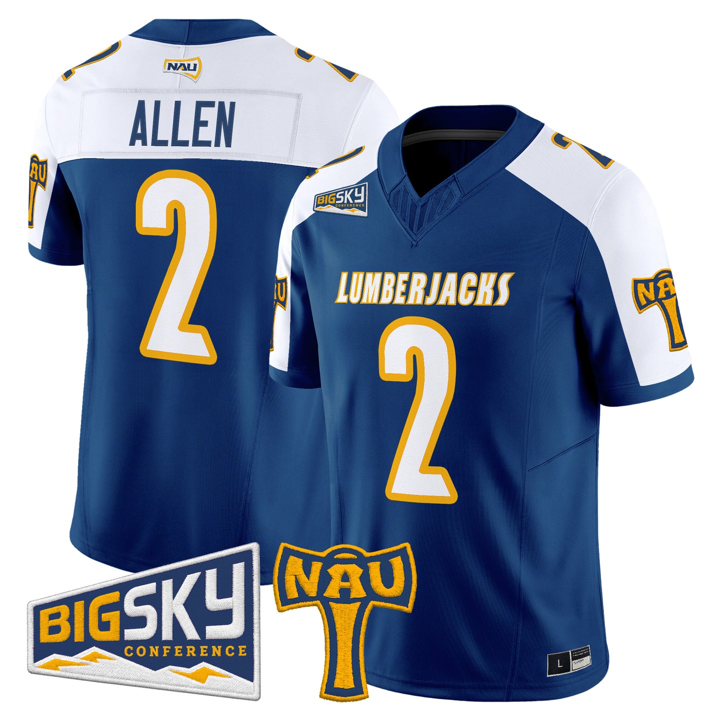Northern Arizona Lumberjacks 2026 Vapor Limited Jersey - Stitched