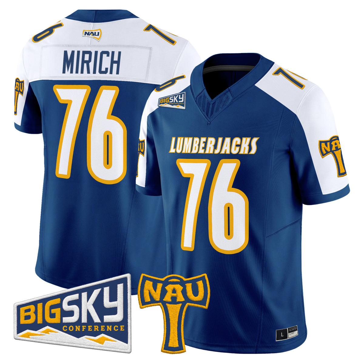 Northern Arizona Lumberjacks 2026 Vapor Limited Jersey - Stitched