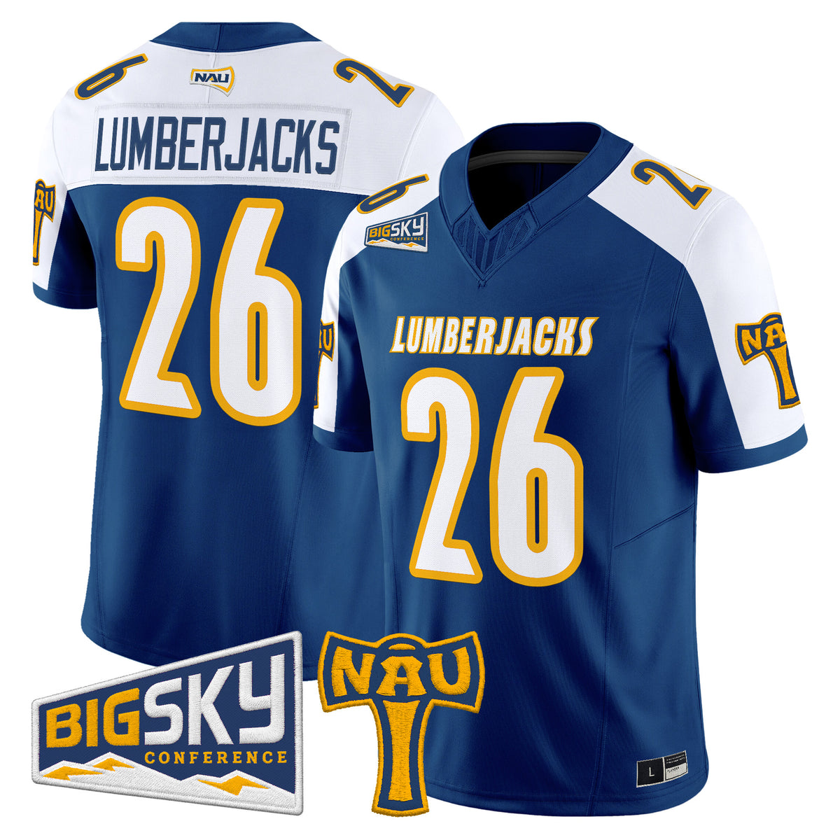 Northern Arizona Lumberjacks 2026 Vapor Limited Jersey - Stitched