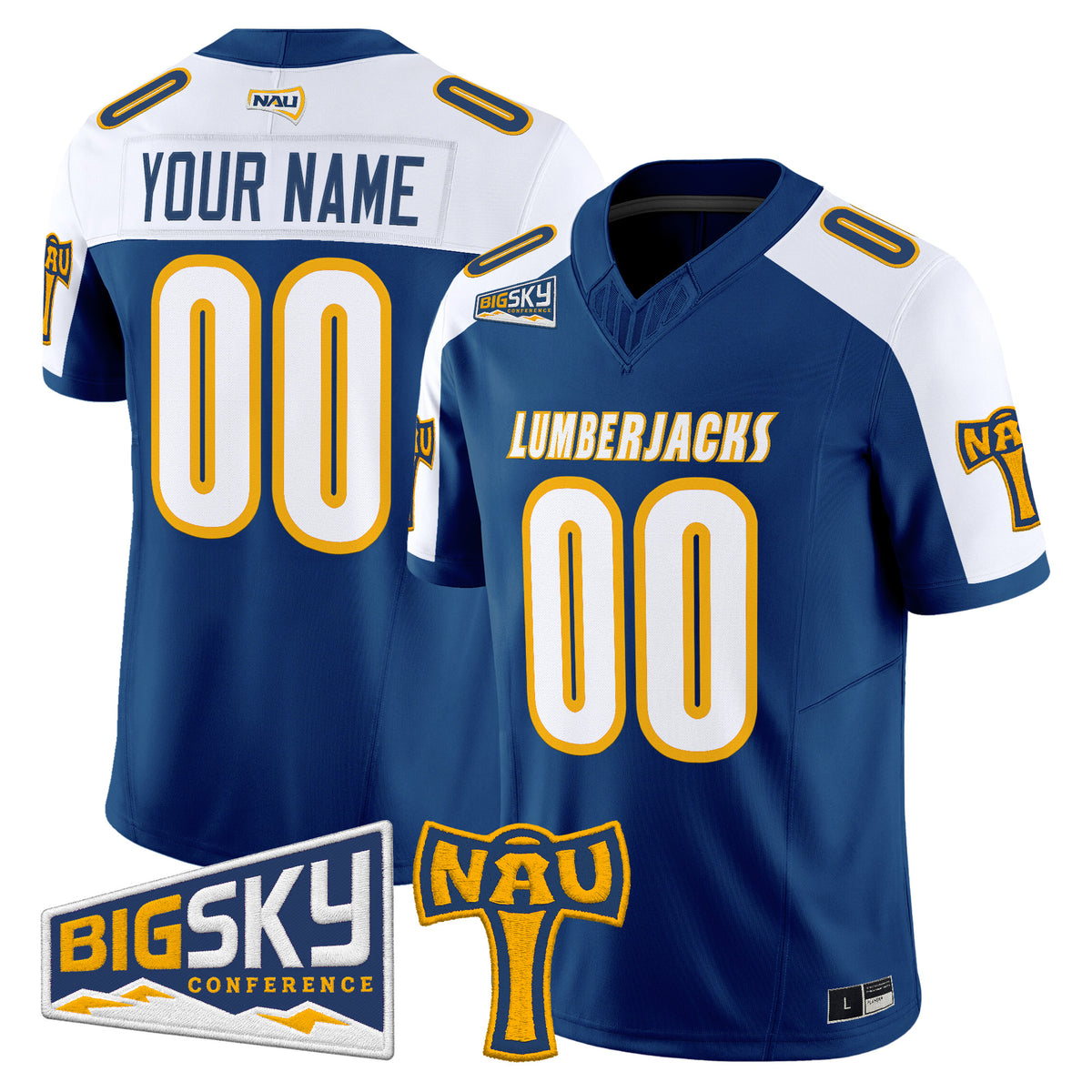 Northern Arizona Lumberjacks 2026 Vapor Limited Custom Jersey - Stitched
