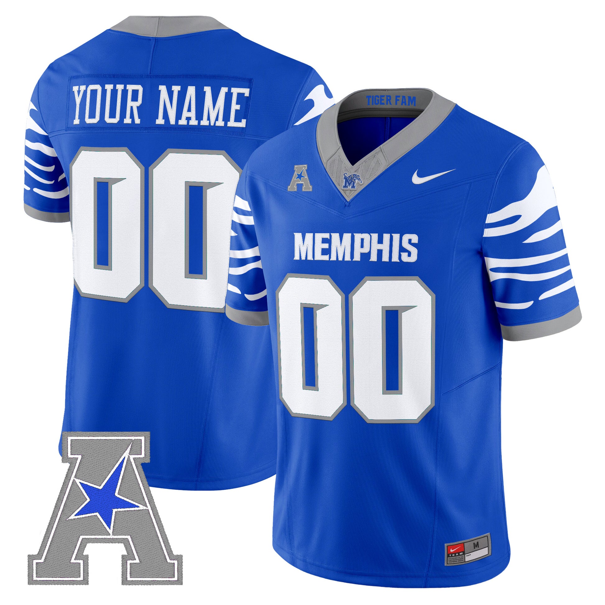 Memphis Tigers 2026 Vapor Limited Custom Jersey - Stitched