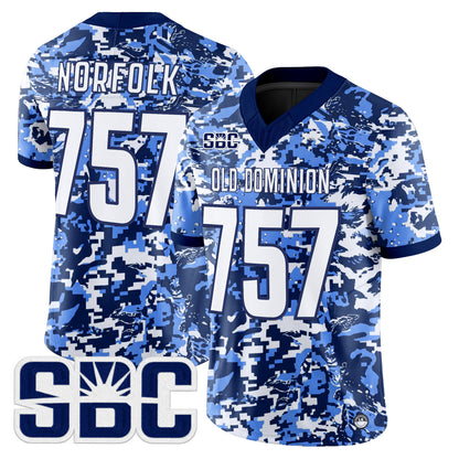 Old Dominion Monarchs Digital Camo Vapor Limited Jersey - Stitched