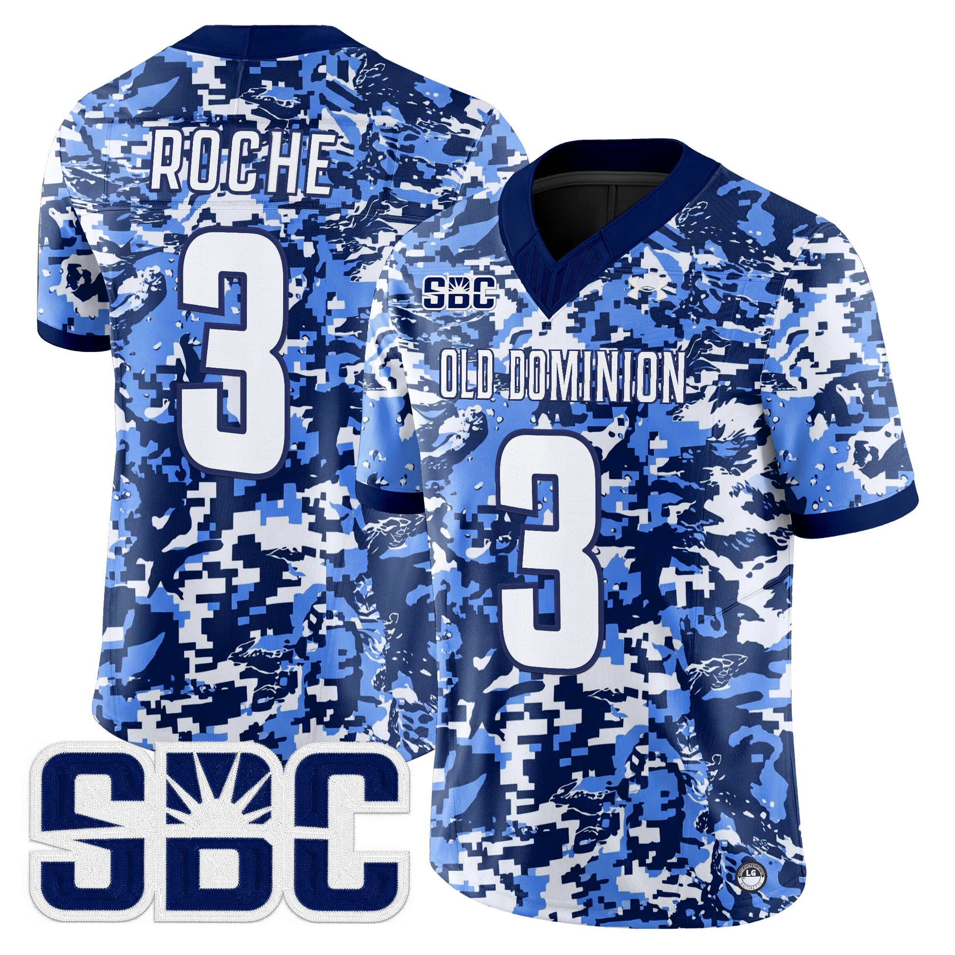 Old Dominion Monarchs Digital Camo Vapor Limited Jersey - Stitched