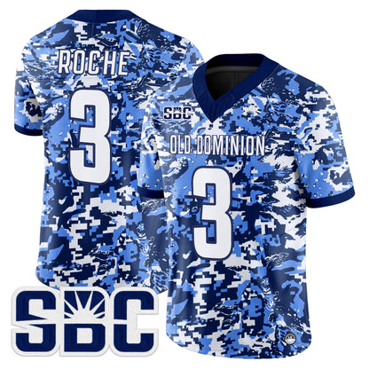 Old Dominion Monarchs Digital Camo Vapor Limited Jersey - Stitched