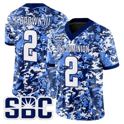 Old Dominion Monarchs Digital Camo Vapor Limited Jersey - Stitched