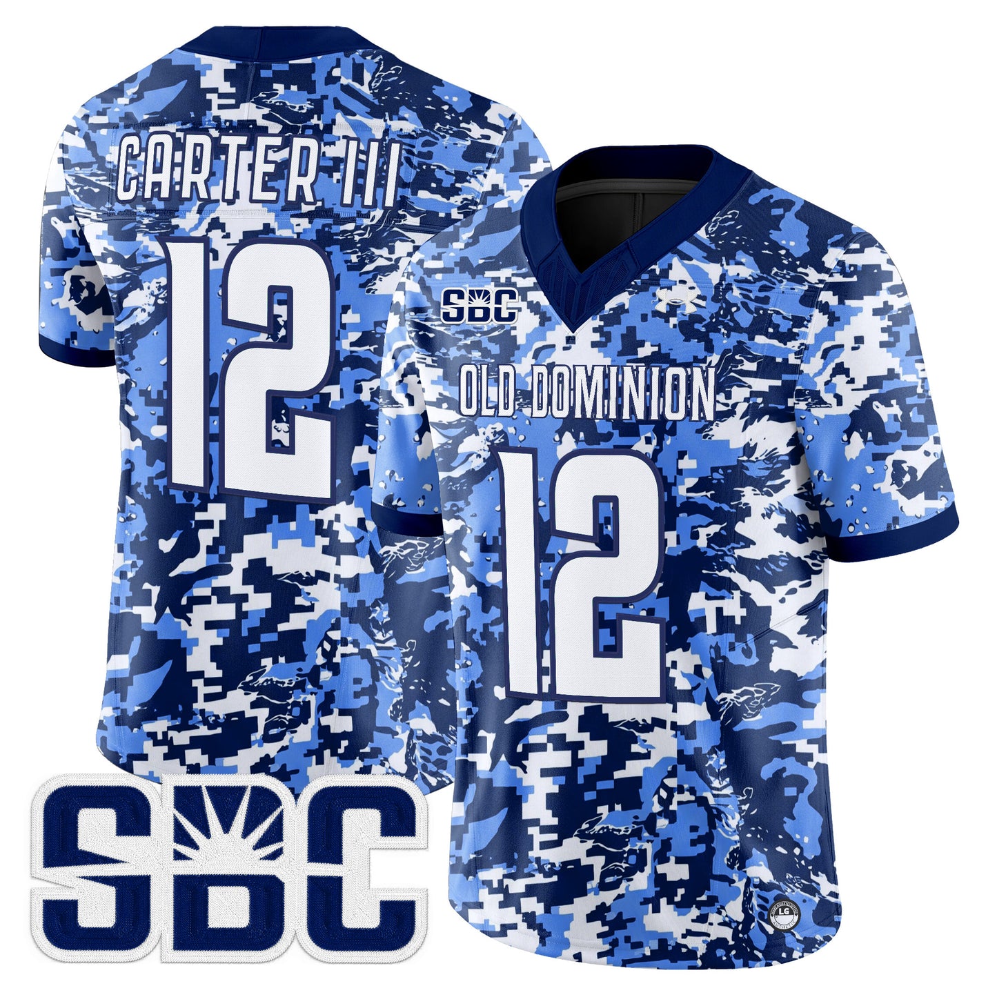 Old Dominion Monarchs Digital Camo Vapor Limited Jersey - Stitched