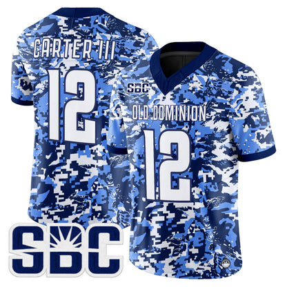 Old Dominion Monarchs Digital Camo Vapor Limited Jersey - Stitched