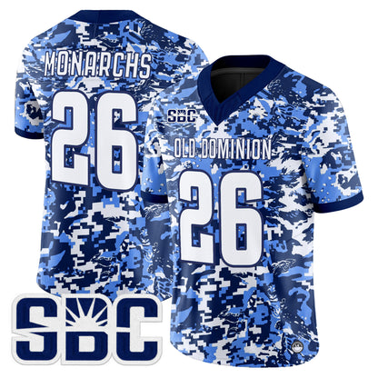 Old Dominion Monarchs Digital Camo Vapor Limited Jersey - Stitched