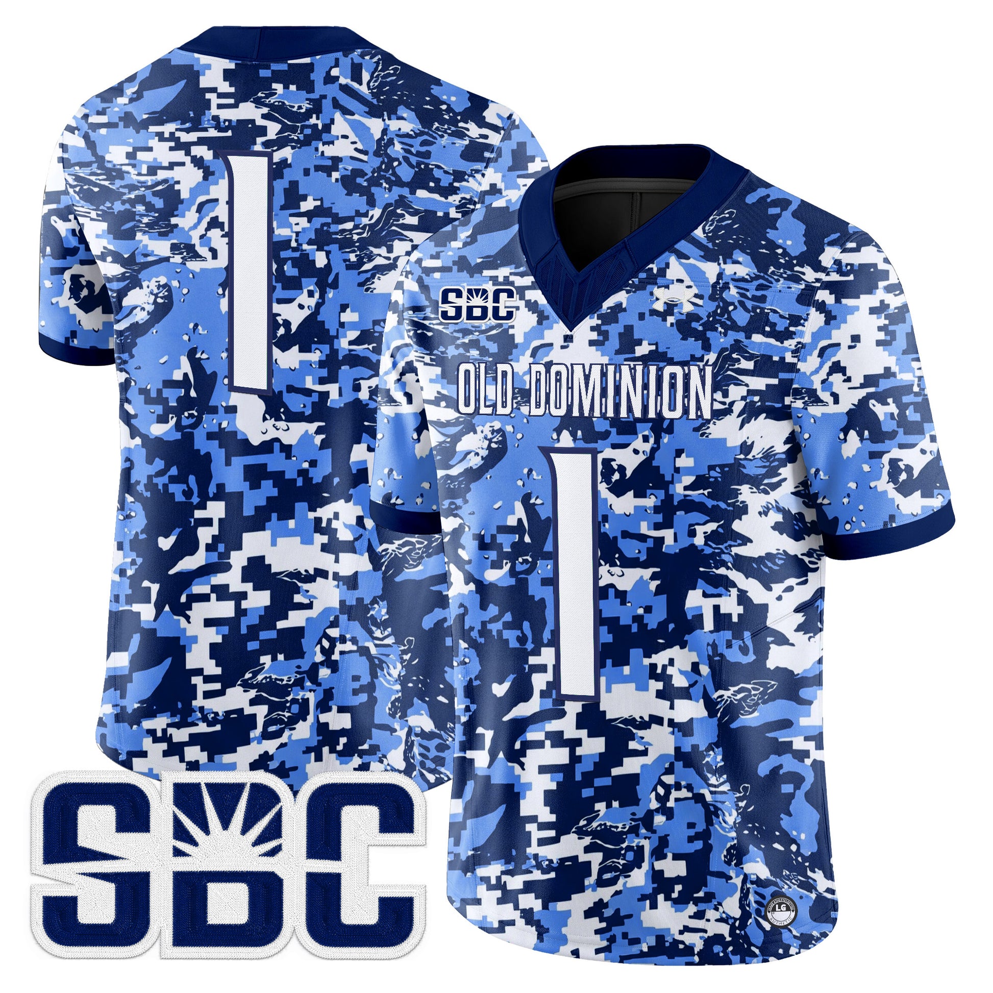 Old Dominion Monarchs Digital Camo Vapor Limited Jersey - Stitched