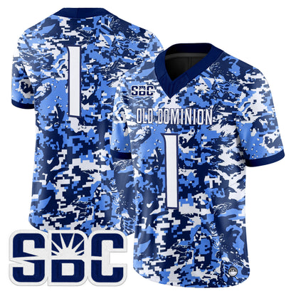 Old Dominion Monarchs Digital Camo Vapor Limited Jersey - Stitched