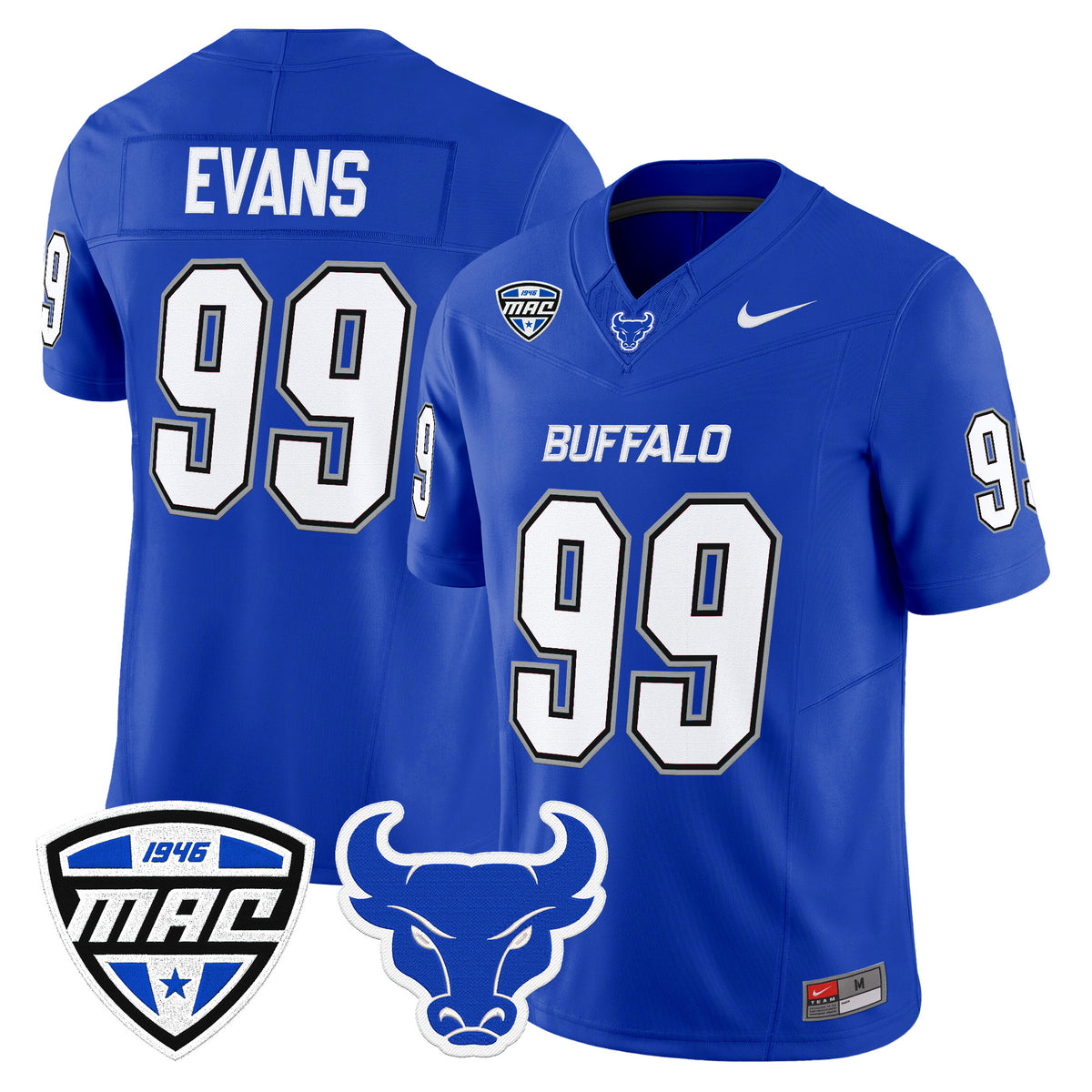 Men's Buffalo Bulls 2026 Vapor Limited Jersey - All Stitched