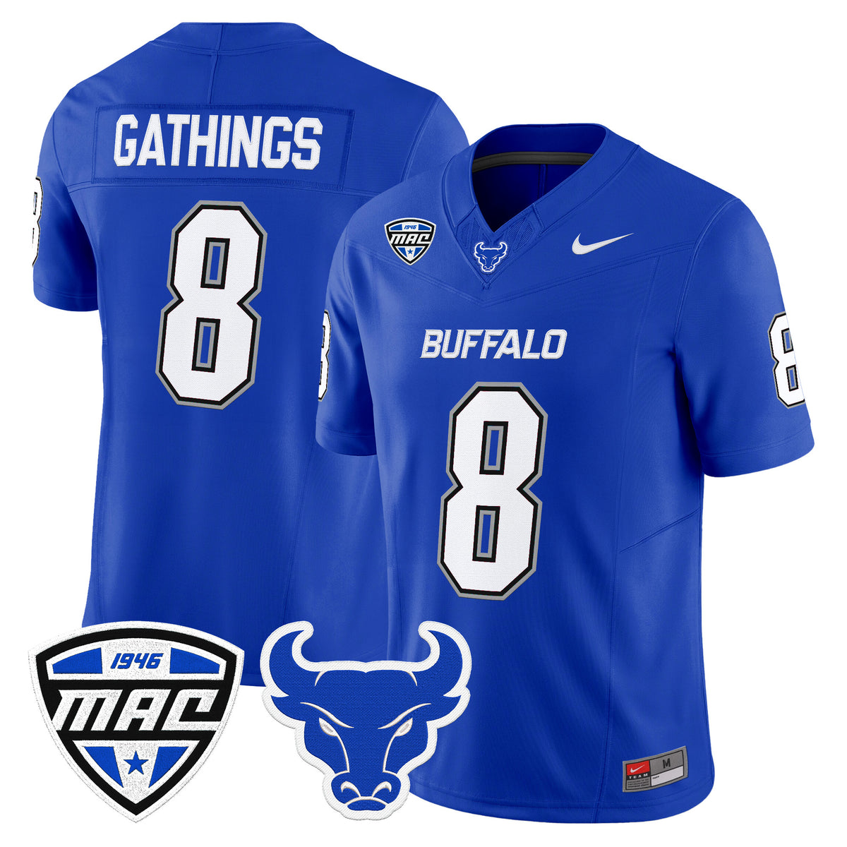 Men's Buffalo Bulls 2026 Vapor Limited Jersey - All Stitched