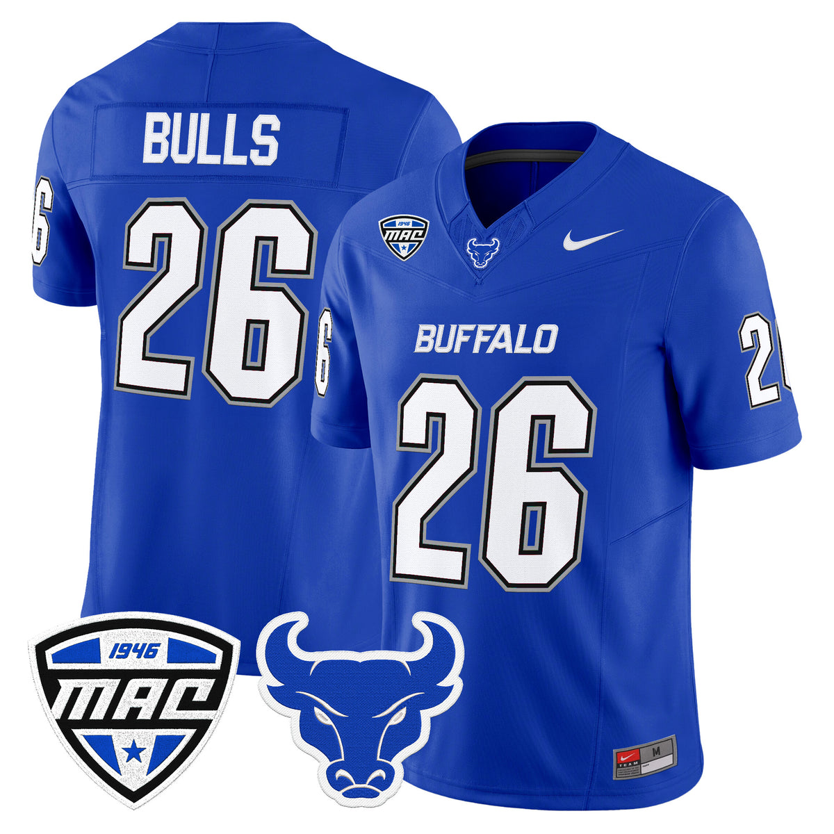 Men's Buffalo Bulls 2026 Vapor Limited Jersey - All Stitched