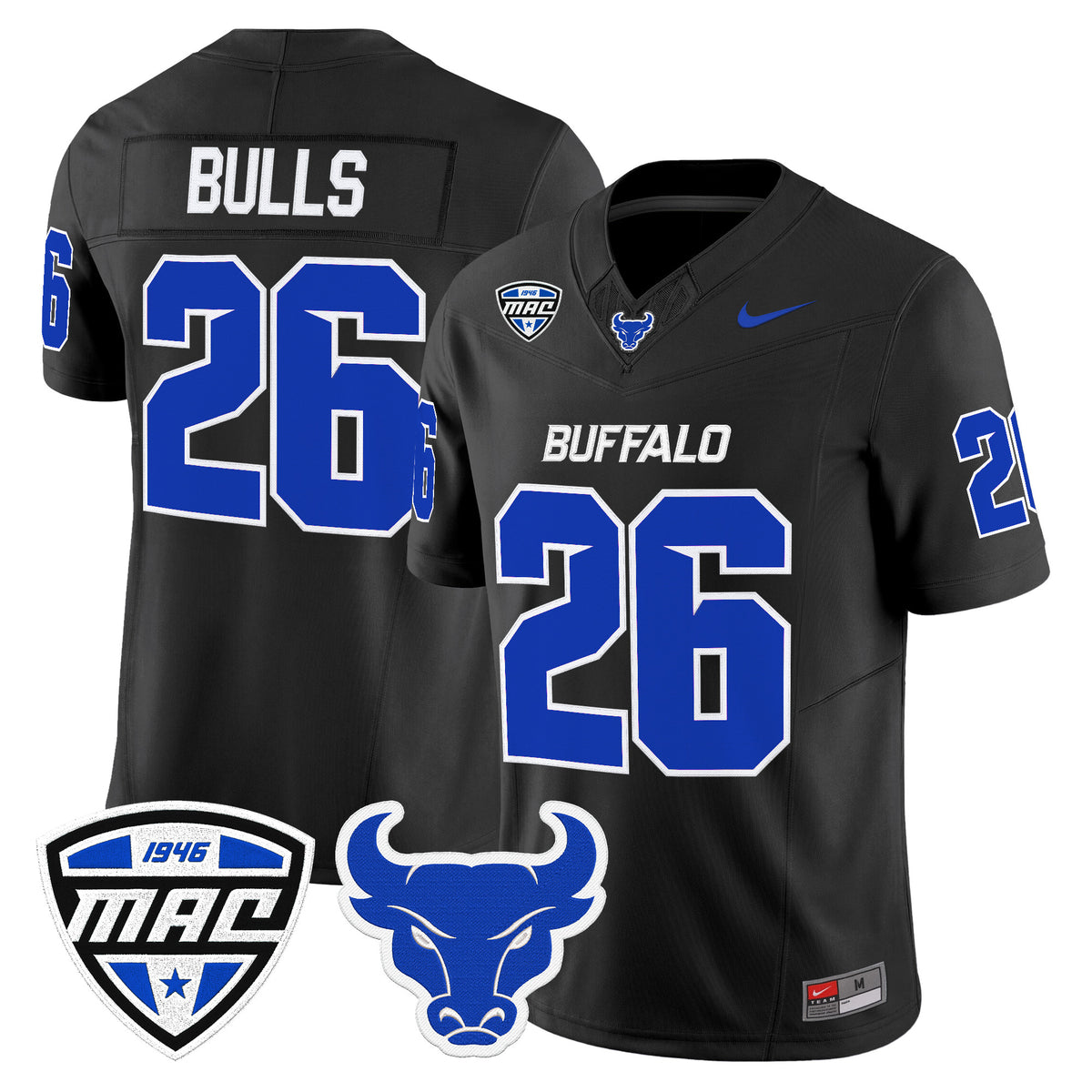 Men's Buffalo Bulls 2026 Vapor Limited Jersey - All Stitched
