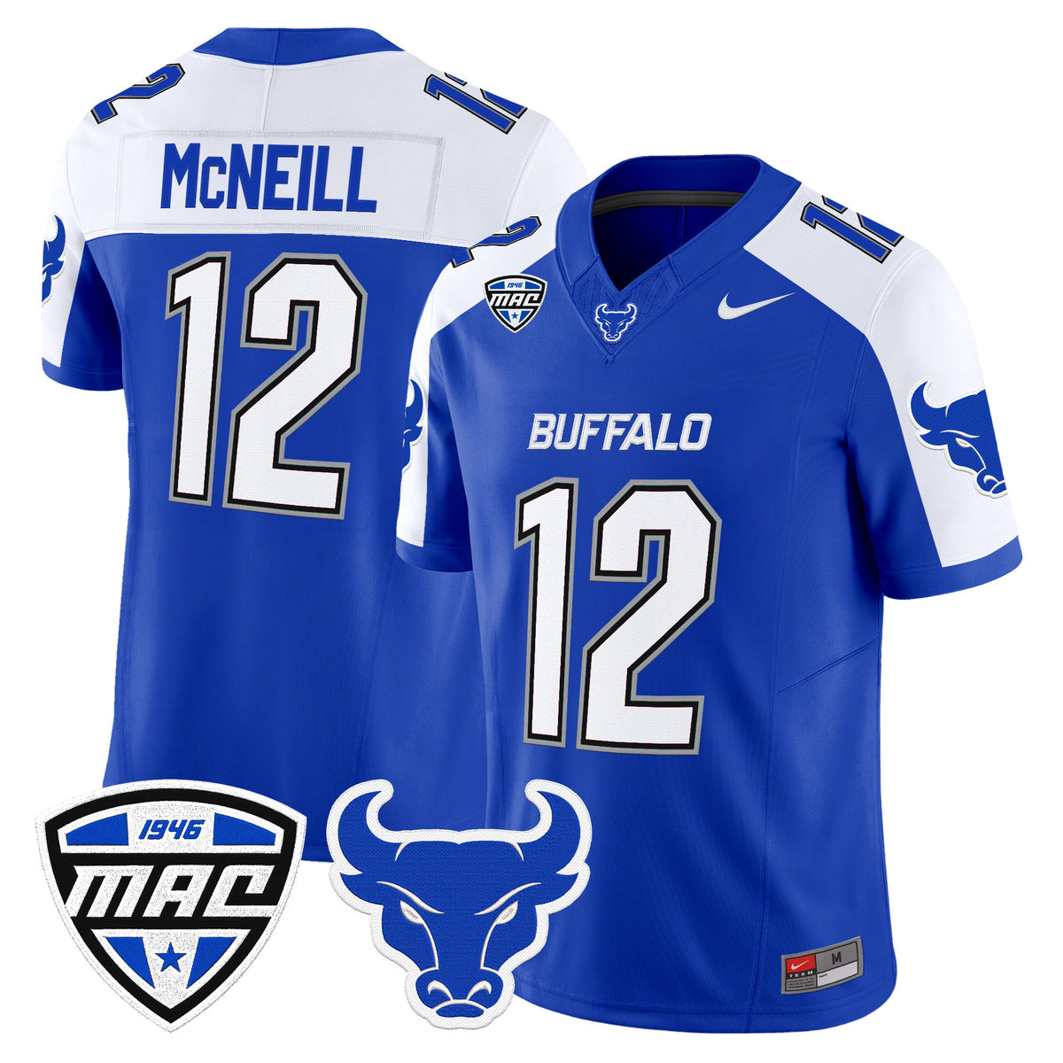 Men's Buffalo Bulls 2026 Vapor Limited Jersey - All Stitched