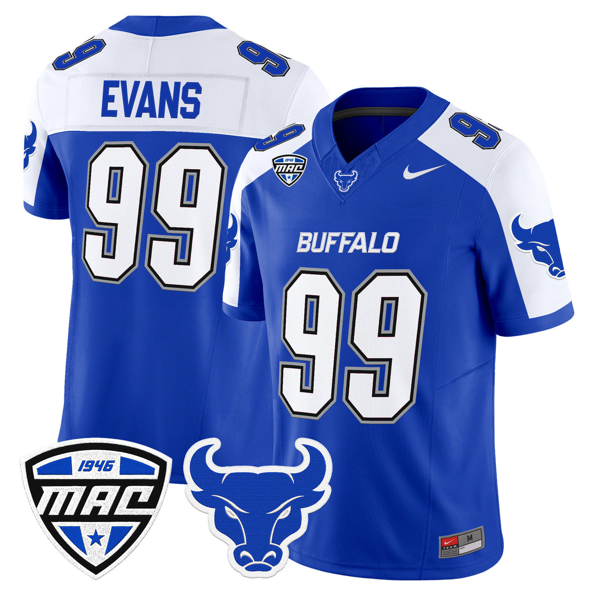 Men's Buffalo Bulls 2026 Vapor Limited Jersey - All Stitched