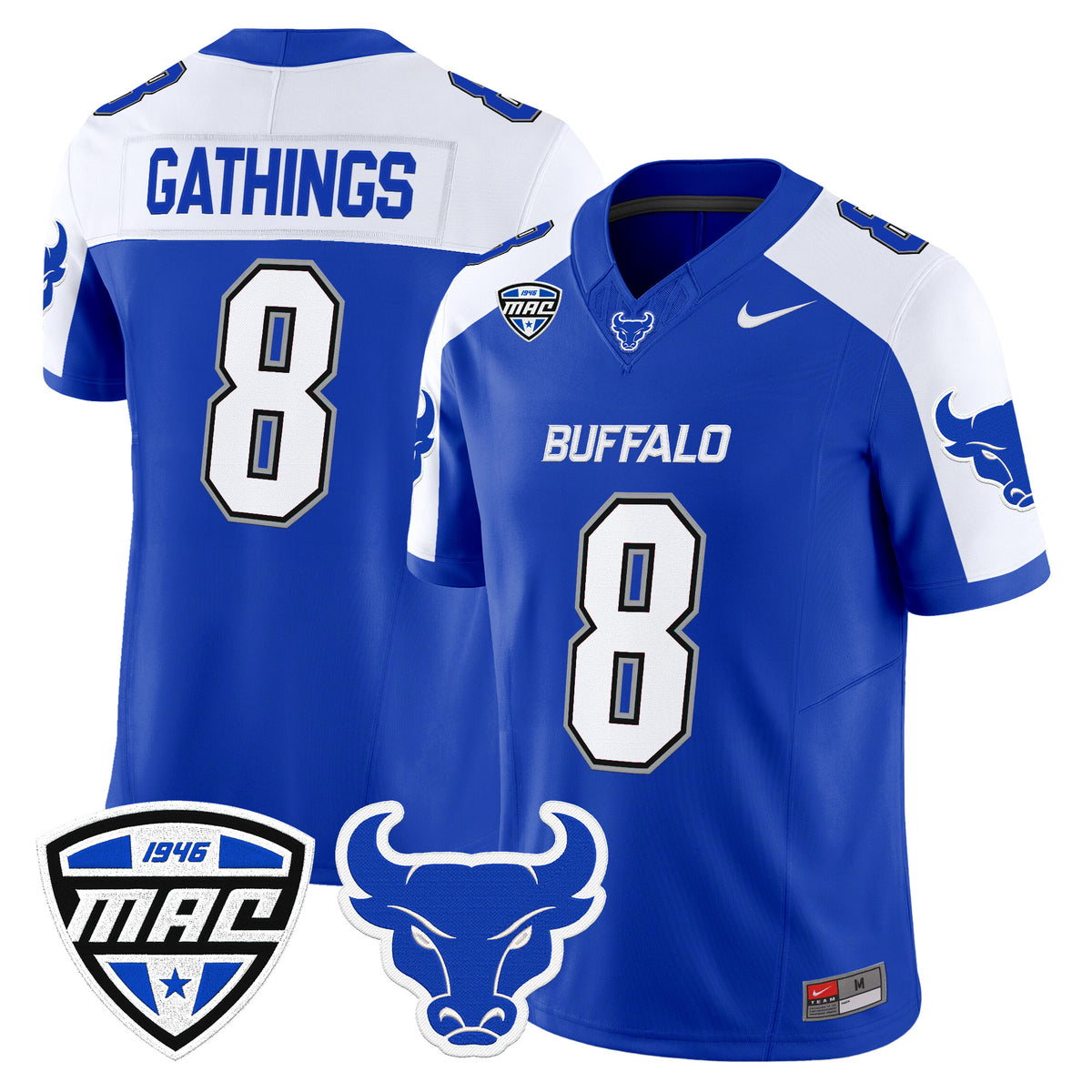 Men's Buffalo Bulls 2026 Vapor Limited Jersey - All Stitched