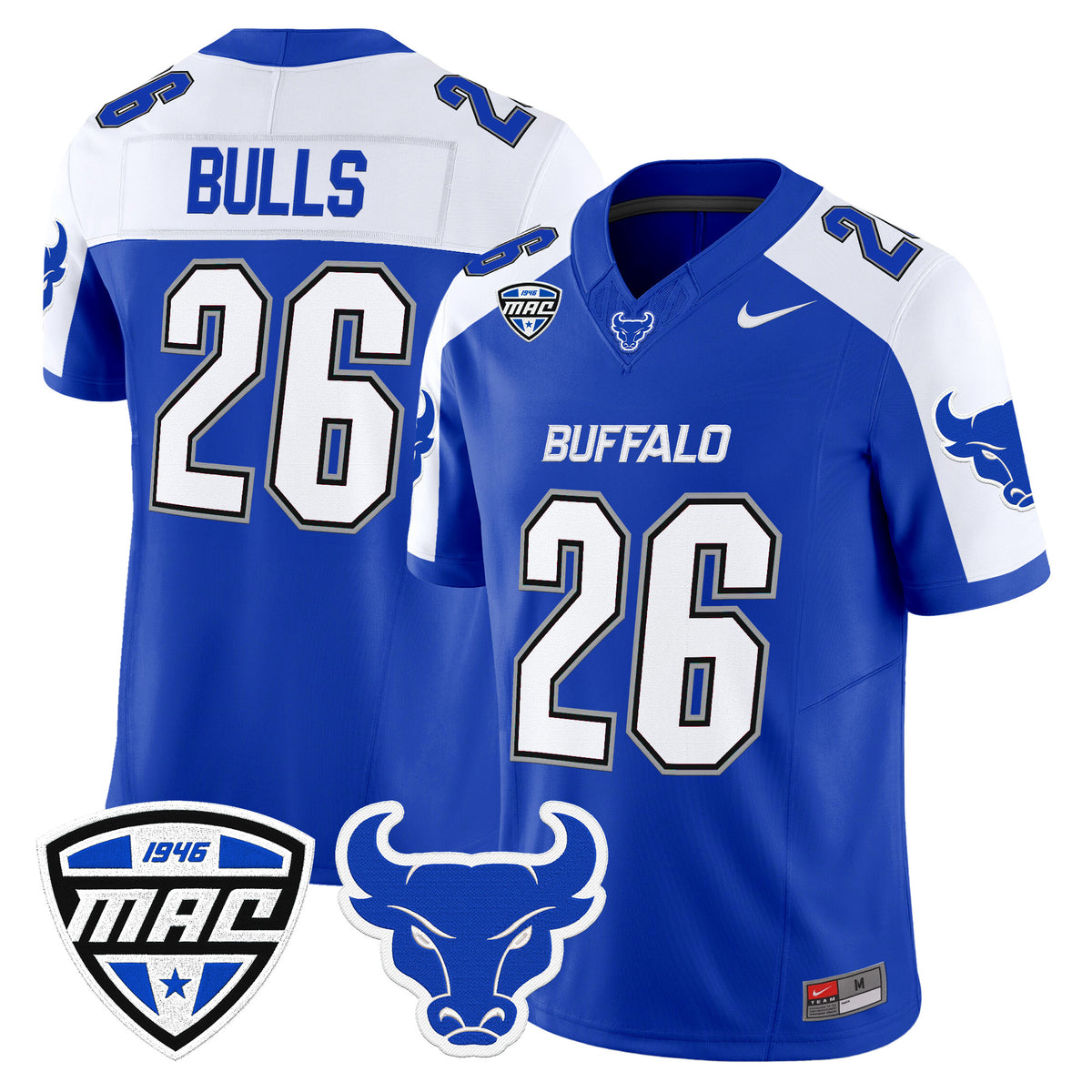 Men's Buffalo Bulls 2026 Vapor Limited Jersey - All Stitched