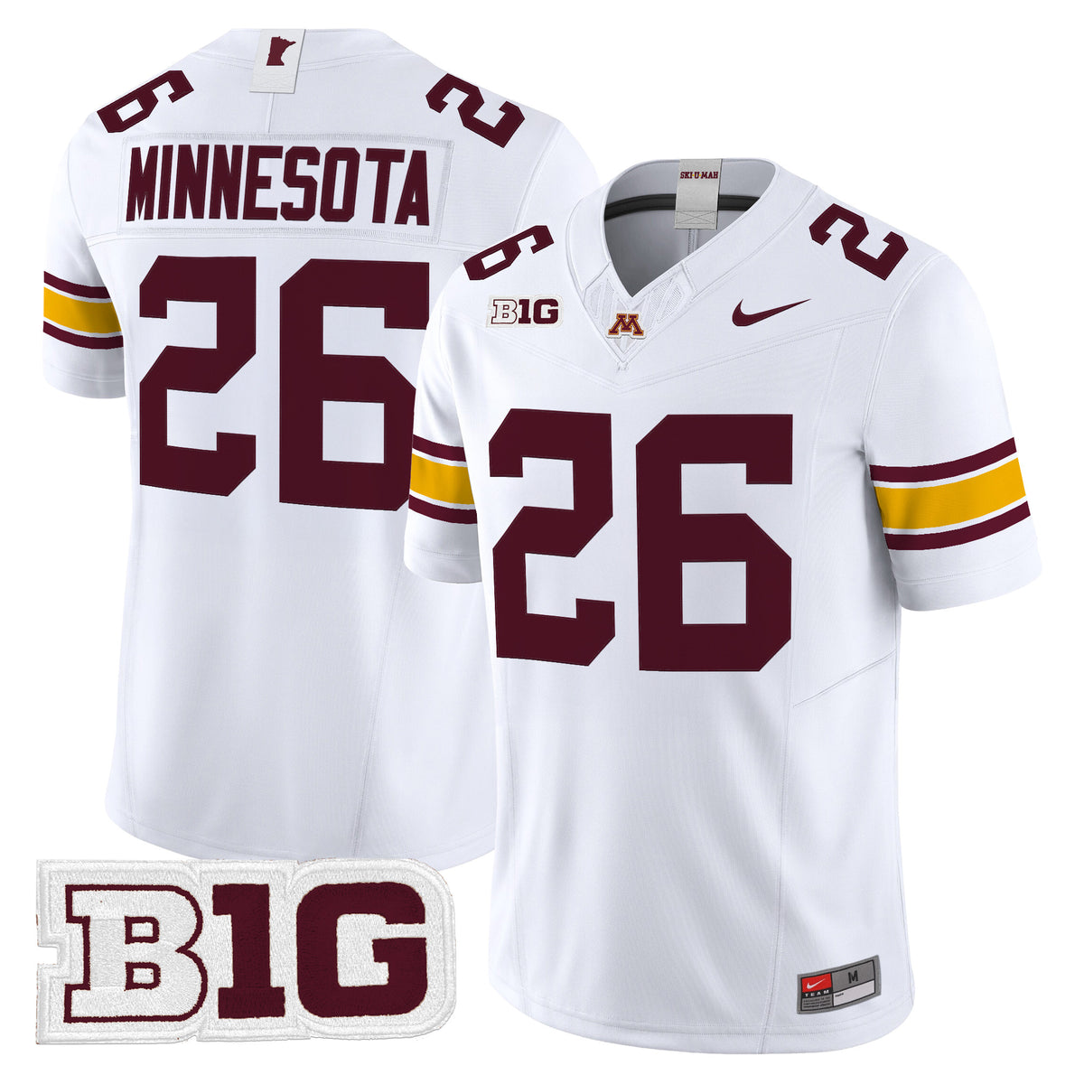 Men's Minnesota Golden Gophers 2026 Vapor Limited Jersey - All Stitched