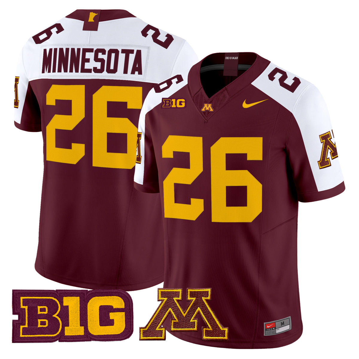 Men's Minnesota Golden Gophers 2026 Vapor Limited Jersey - All Stitched