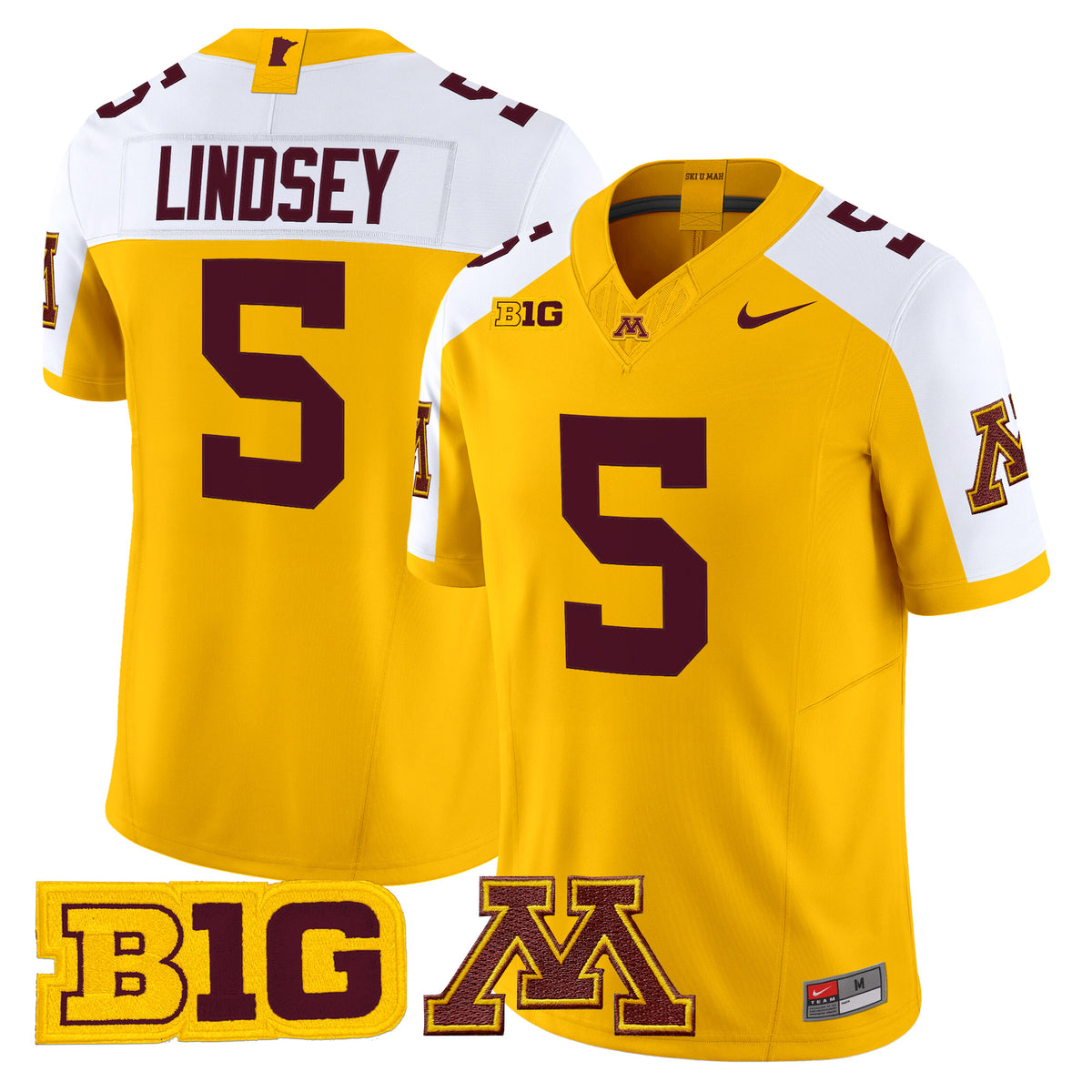 Men's Minnesota Golden Gophers 2026 Vapor Limited Jersey - All Stitched