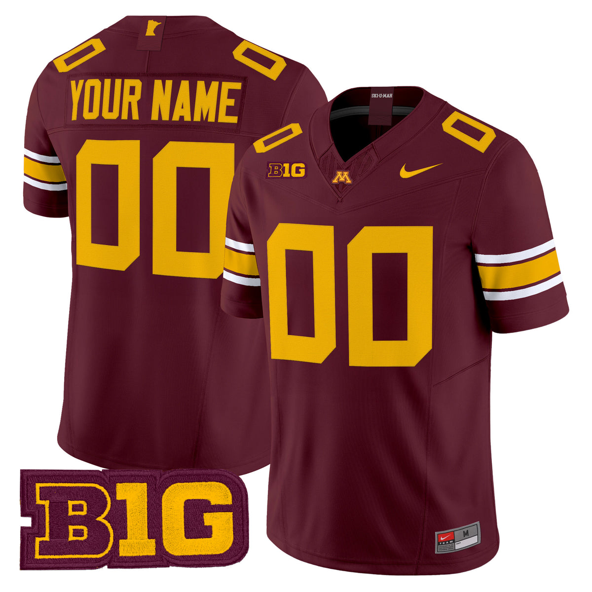 Minnesota Golden Gophers 2026 Vapor Limited Custom Jersey - All Stitched