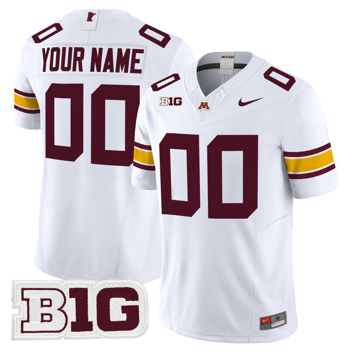 Minnesota Golden Gophers 2026 Vapor Limited Custom Jersey - All Stitched