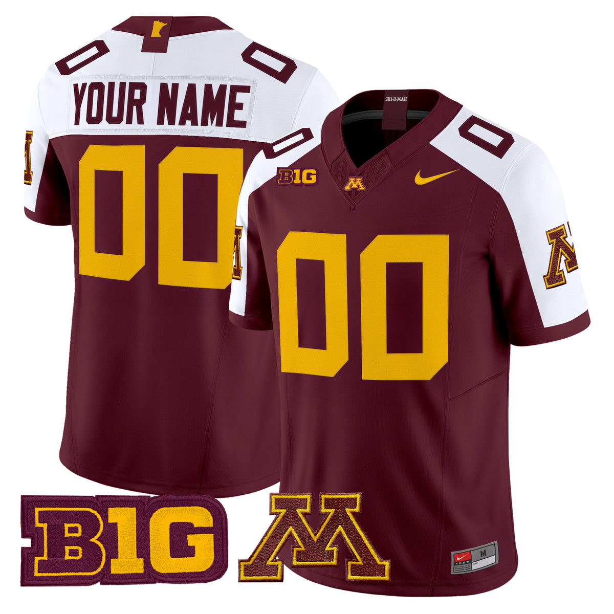 Minnesota Golden Gophers 2026 Vapor Limited Custom Jersey - All Stitched