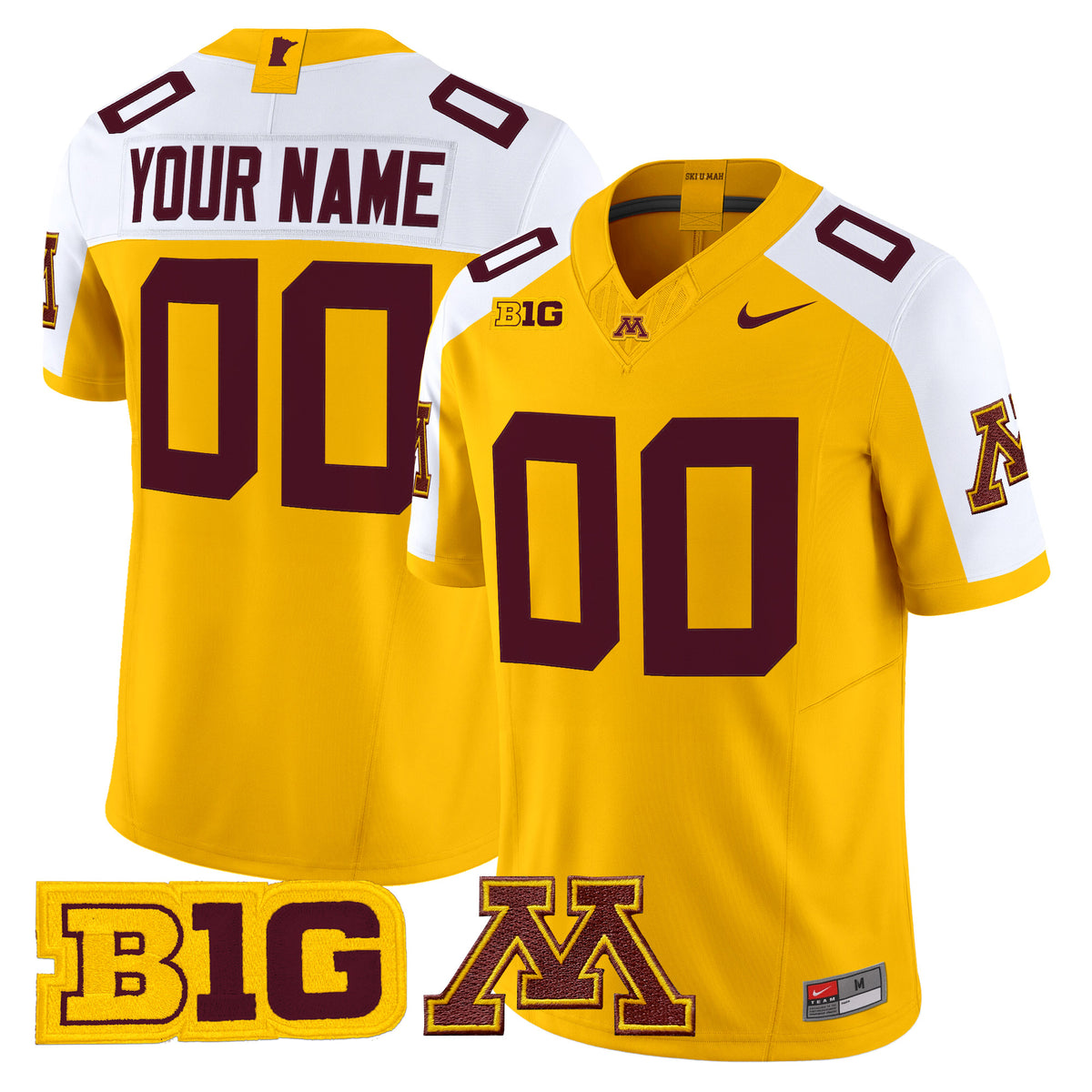Minnesota Golden Gophers 2026 Vapor Limited Custom Jersey - All Stitched