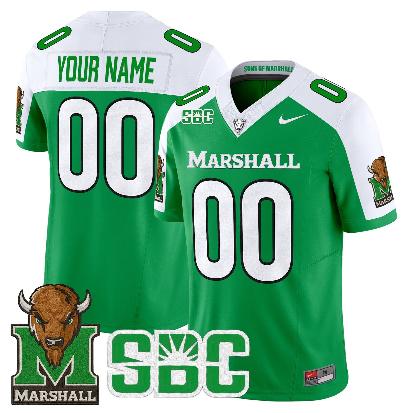 Marshall Thundering Herd 2026 Vapor Limited Custom Jersey - Stitched