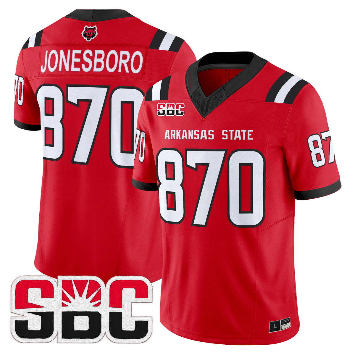 Men's Arkansas State Red Wolves 2026 Vapor Limited Jersey - All Stitched