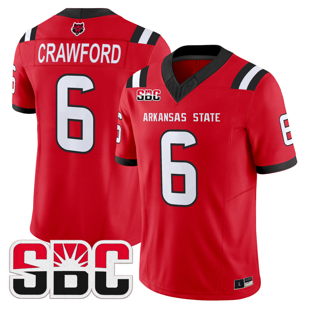 Men's Arkansas State Red Wolves 2026 Vapor Limited Jersey - All Stitched